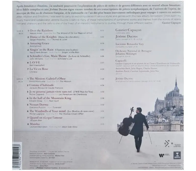 Виниловая пластинка GAUTIER CAPUCON - Sensations, Kinodrive.kz — фото 2