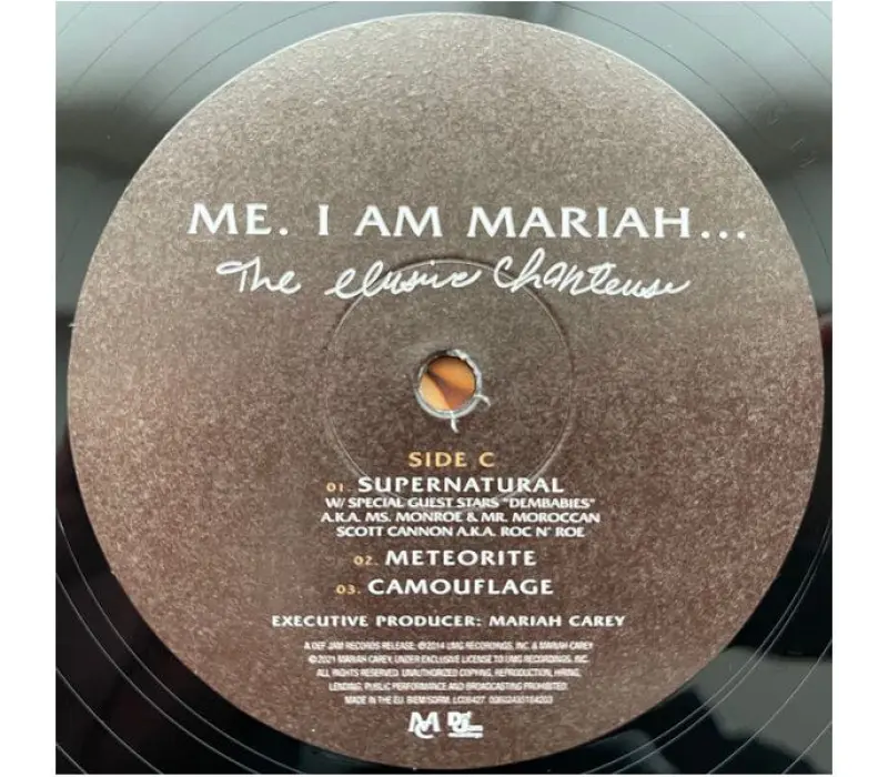 Виниловая пластинка MARIAH CAREY - Me. I Am Mariah ...The Elusive Chanteuse, Kinodrive.kz — фото 5