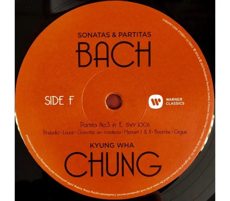Виниловая пластинка KYUNG-WHA CHUNG - Sonatas & Partitas, Kinodrive.kz — фото 2