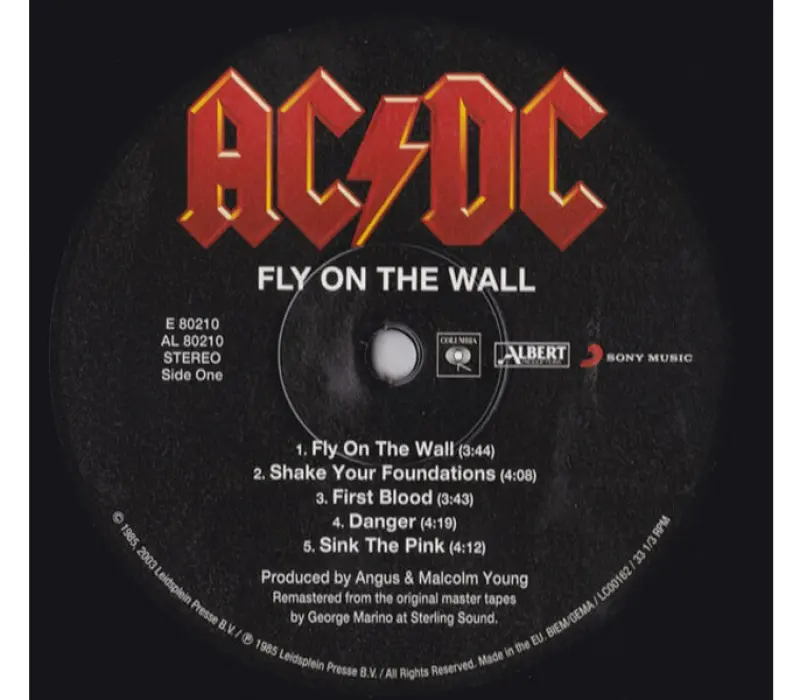 Виниловая пластинка AC/DC – Fly On The Wall, Kinodrive.kz — фото 4