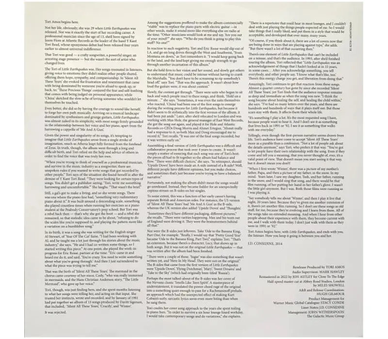 Виниловая пластинка TORI AMOS – Little Earthquakes, Kinodrive.kz — фото 9