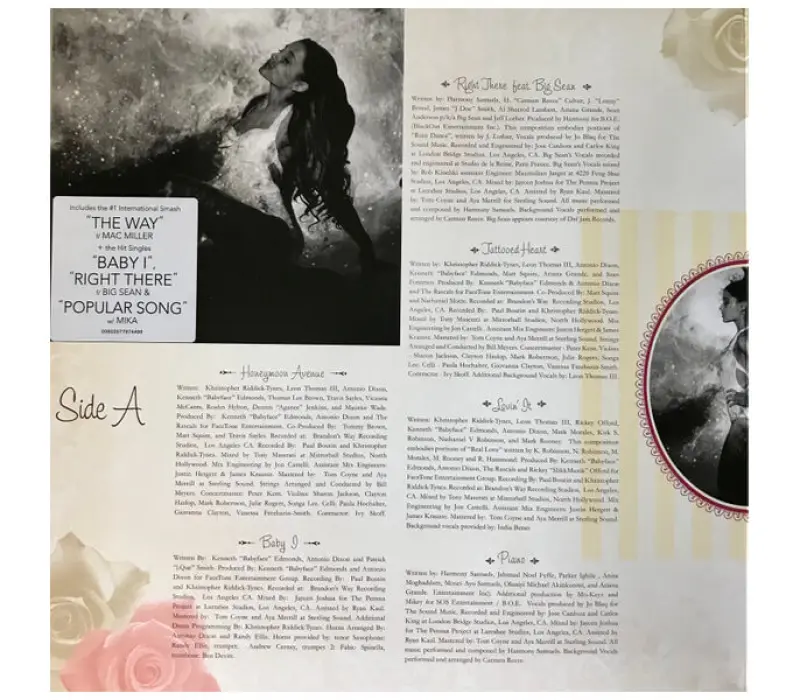 Виниловая пластинка ARIANA GRANDE – Yours Truly, Kinodrive.kz — фото 5