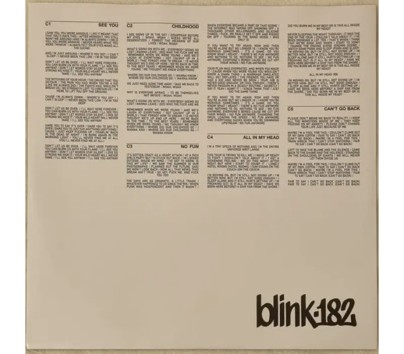 Виниловая пластинка Blink-182 – One More Time... Part-2, Kinodrive.kz — фото 2