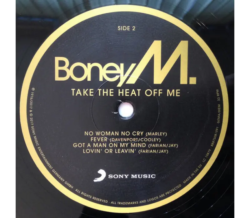 Виниловая пластинка BONEY M. – Take The Heat Off Me, Kinodrive.kz — фото 2