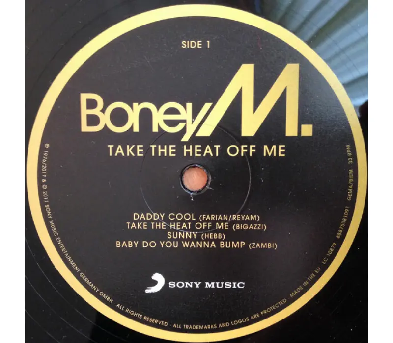 Виниловая пластинка BONEY M. – Take The Heat Off Me, Kinodrive.kz — фото 3