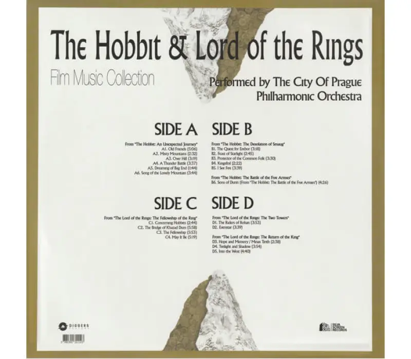 Виниловая пластинка The City of Prague Philharmonic Orchestra – The Hobbit & The Lord Of The Rings Film Music Collection, Kinodrive.kz — фото 6