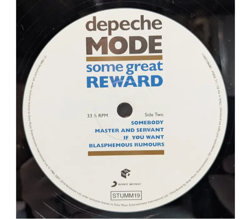 Виниловая пластинка Depeche Mode – Some Great Reward, Kinodrive.kz — фото 4