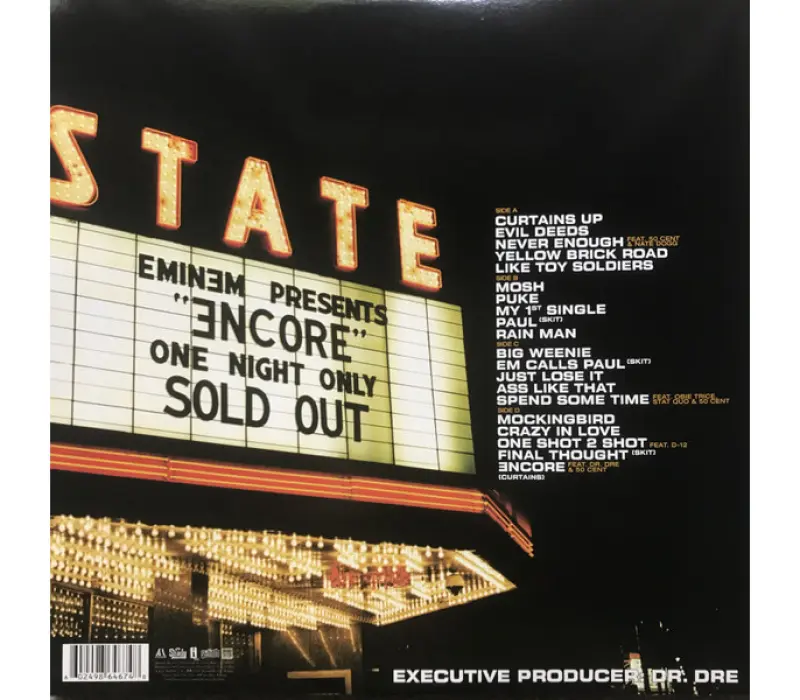 Виниловая пластинка Eminem – Encore, Kinodrive.kz — фото 9
