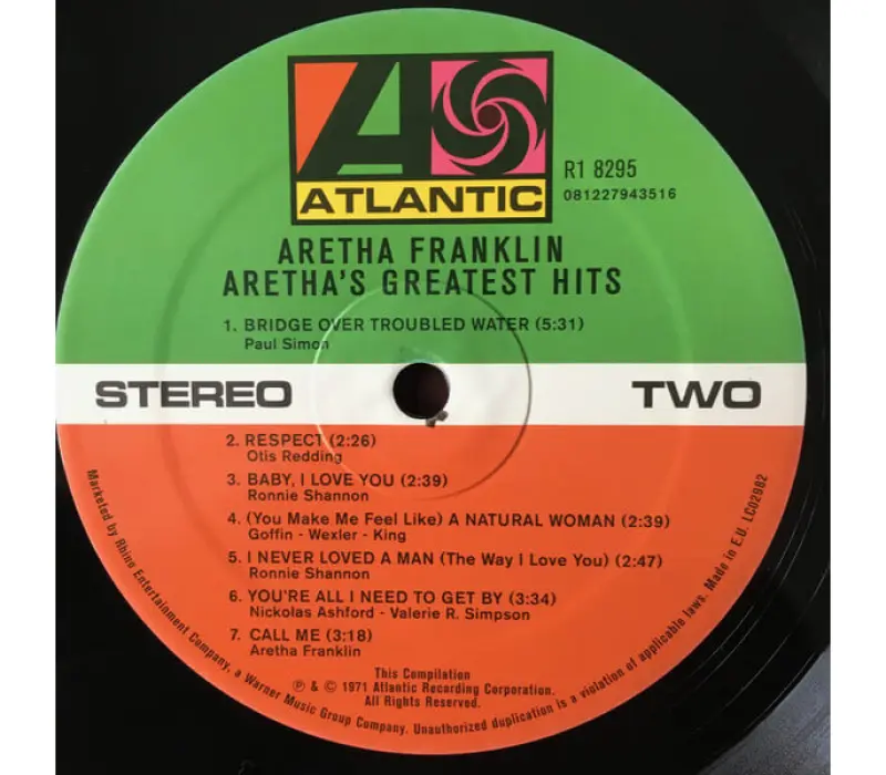 Виниловая пластинка Aretha Franklin – Aretha's Greatest Hits, Kinodrive.kz — фото 4