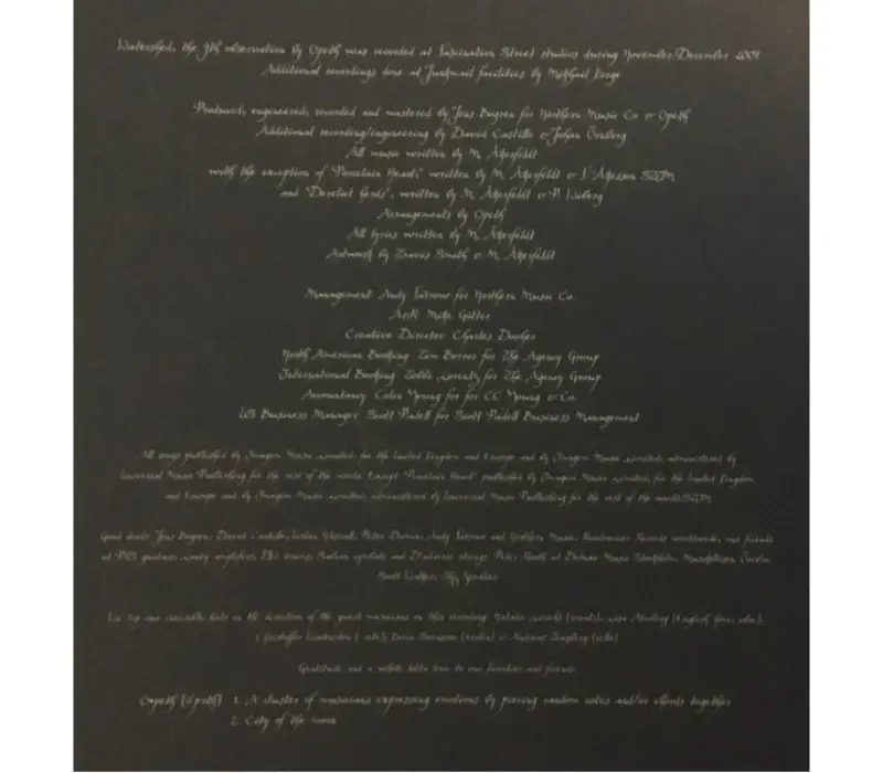 Виниловая пластинка Opeth – Watershed, Kinodrive.kz — фото 10