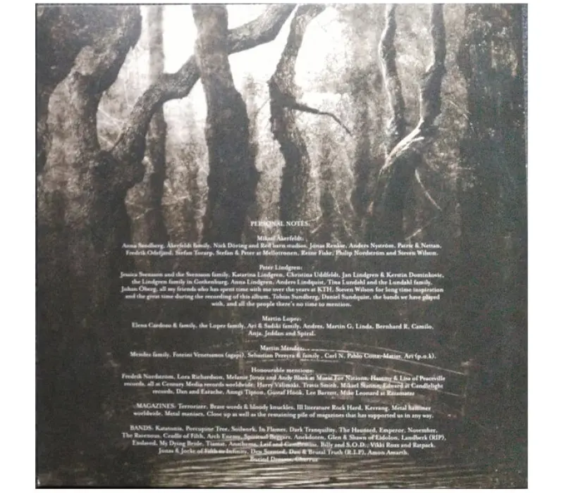 Виниловая пластинка Opeth – Blackwater Park, Kinodrive.kz — фото 6