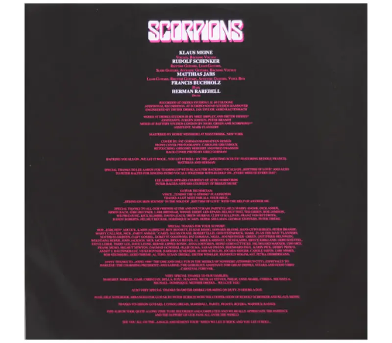 Виниловая пластинка Scorpions – Savage Amusement, Kinodrive.kz — фото 6