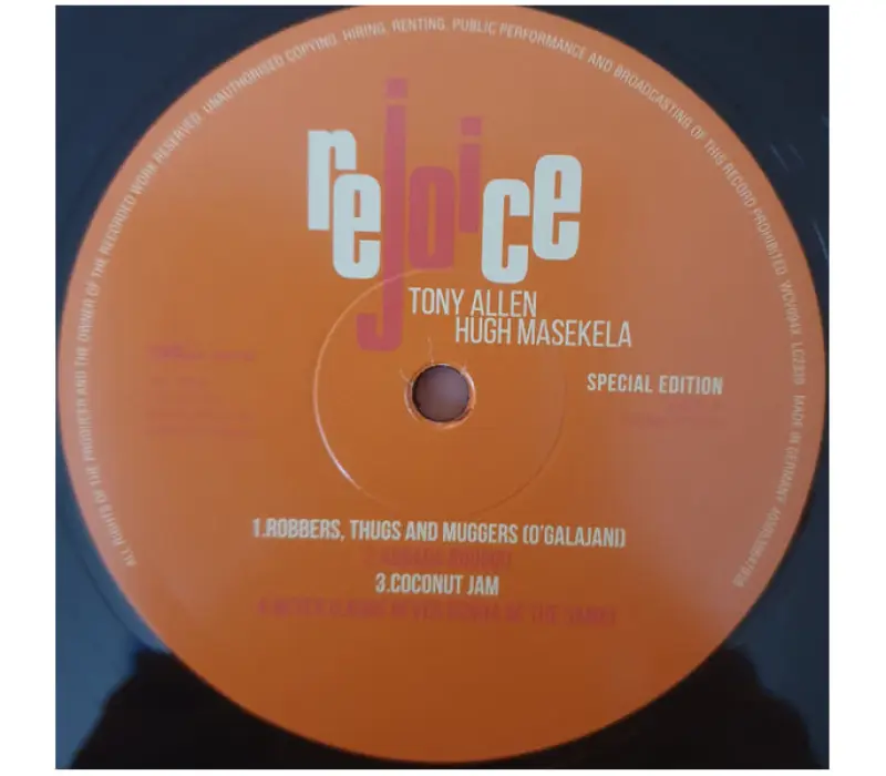 Виниловая пластинка Tony Allen And Hugh Masekela – Rejoice, Kinodrive.kz — фото 8
