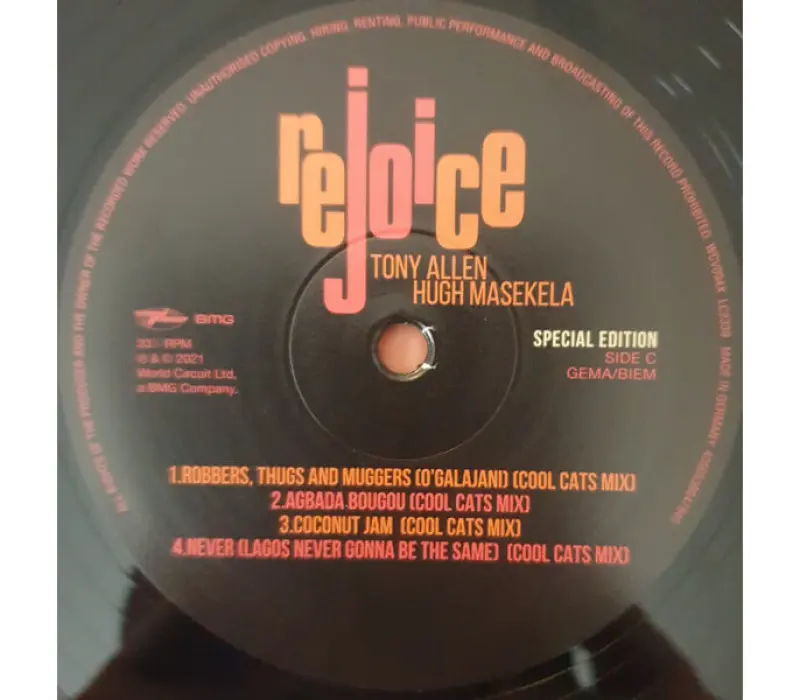 Виниловая пластинка Tony Allen And Hugh Masekela – Rejoice, Kinodrive.kz — фото 9