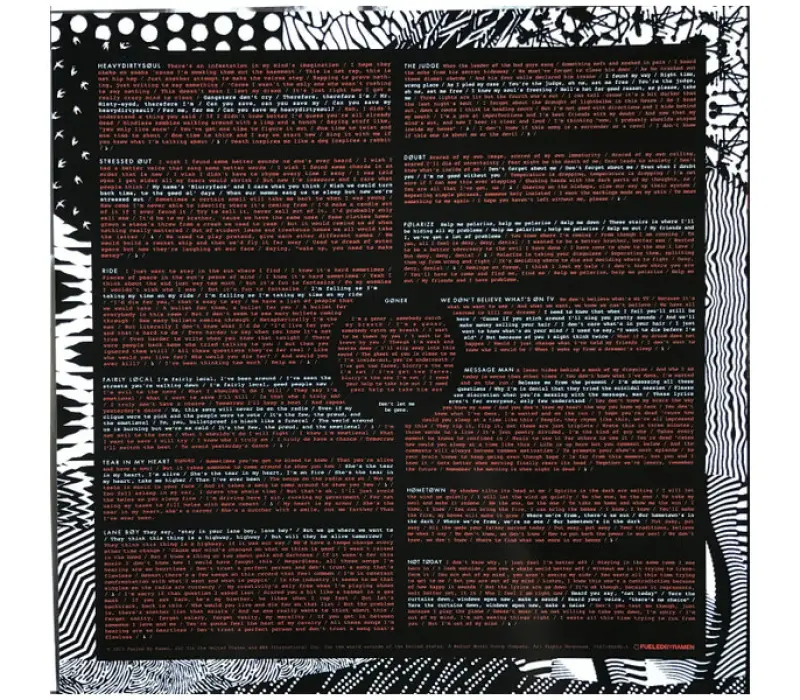 Виниловая пластинка Twenty One Pilots – Blurryface, Kinodrive.kz — фото 4