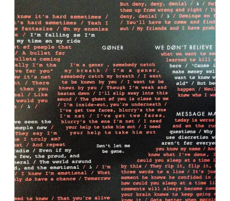 Виниловая пластинка Twenty One Pilots – Blurryface, Kinodrive.kz — фото 6