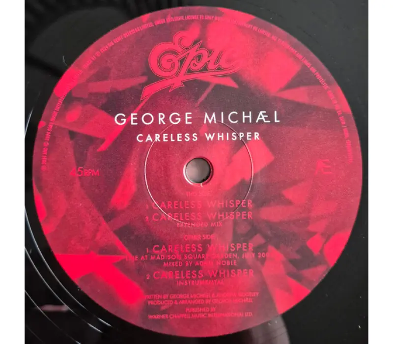 Виниловая пластинка George Michael – Careless Whisper, Kinodrive.kz — фото 2