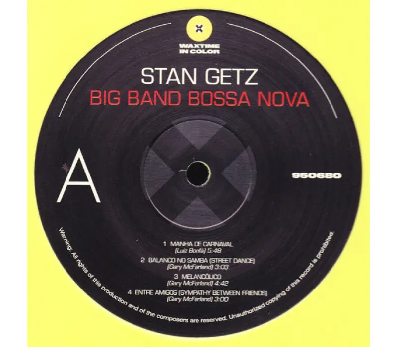 Виниловая пластинка Stan Getz – Big Band Bossa Nova, Kinodrive.kz — фото 5