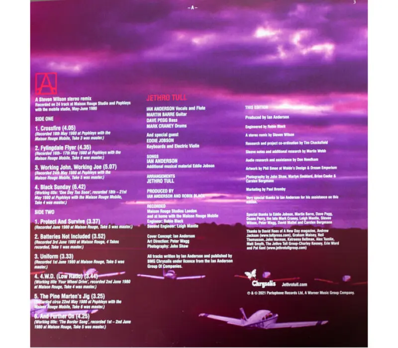 Виниловая пластинка Jethro Tull – A, Kinodrive.kz — фото 7