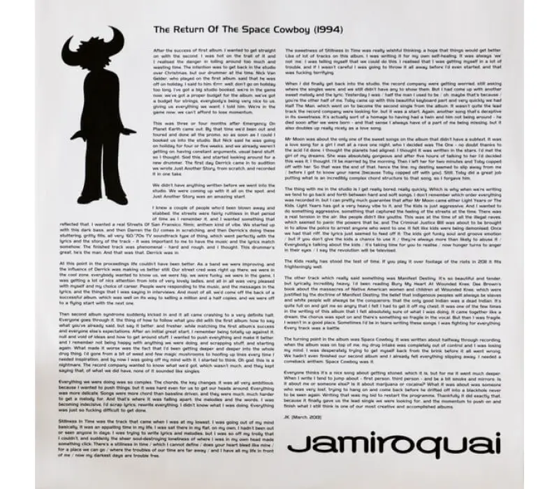 Виниловая пластинка Jamiroquai – The Return Of The Space Cowboy, Kinodrive.kz — фото 9