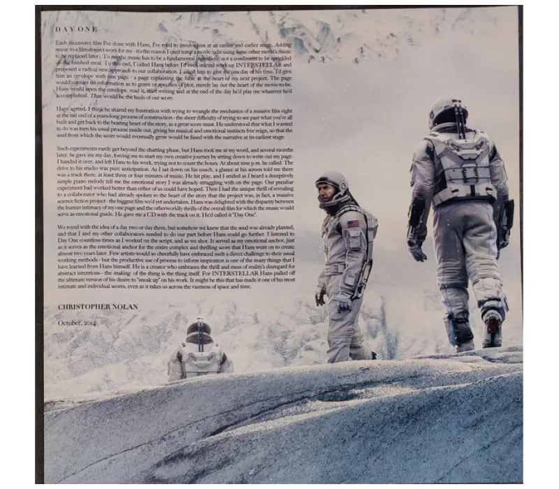 Виниловая пластинка Hans Zimmer – Interstellar (Original Motion Picture Soundtrack), Kinodrive.kz — фото 2