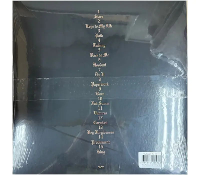 Виниловая пластинка  Kanye West, Ty Dolla – Vultures 1, Kinodrive.kz — фото 5