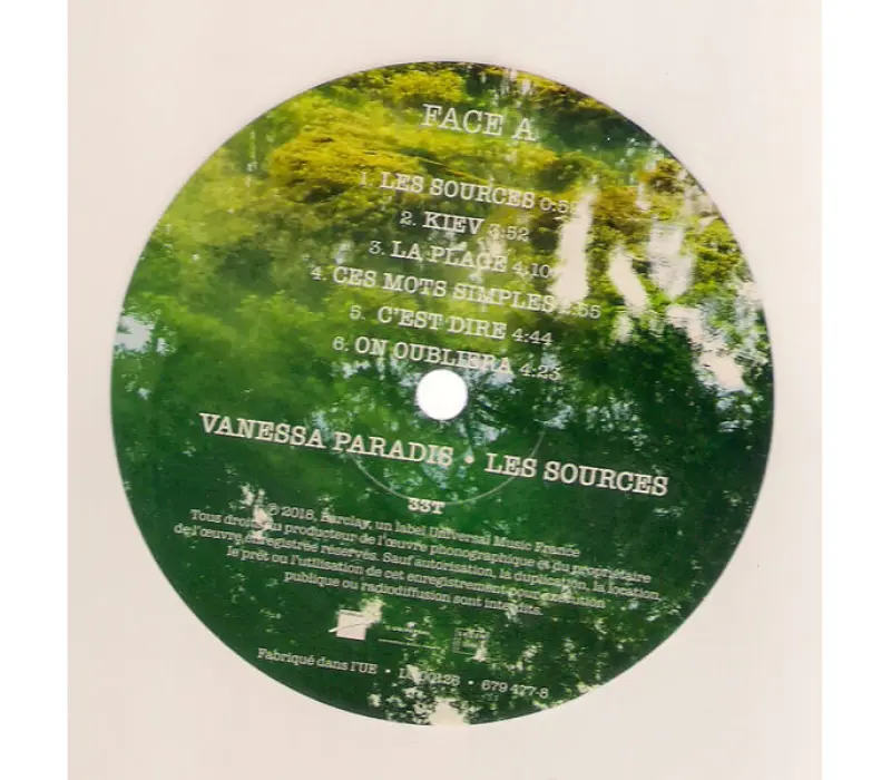 Виниловая пластинка  Vanessa Paradis – Les Sources, Kinodrive.kz — фото 4