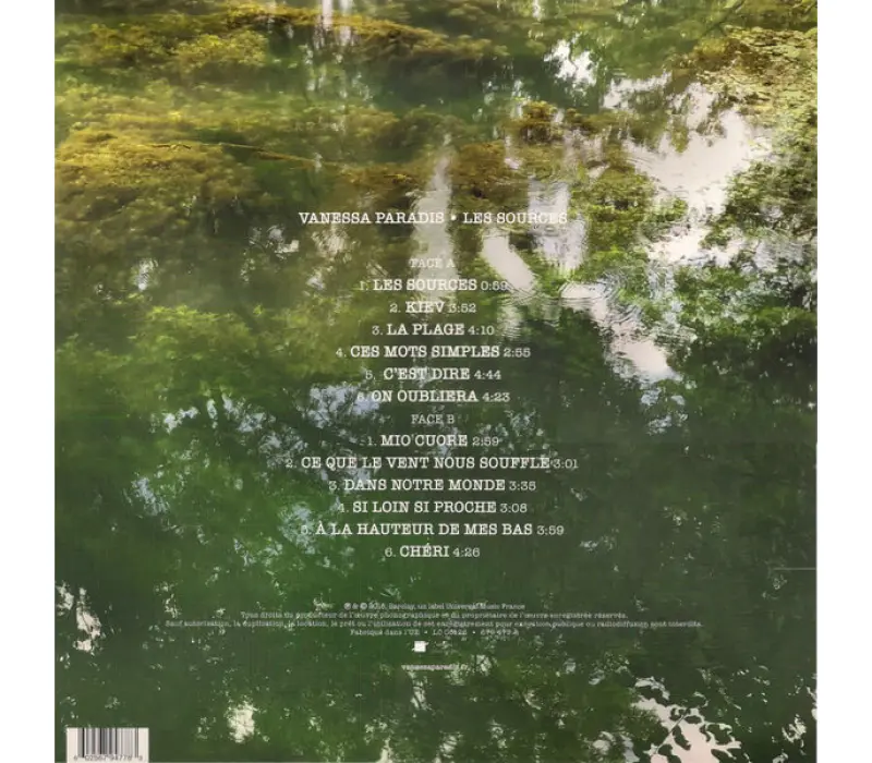Виниловая пластинка  Vanessa Paradis – Les Sources, Kinodrive.kz — фото 6