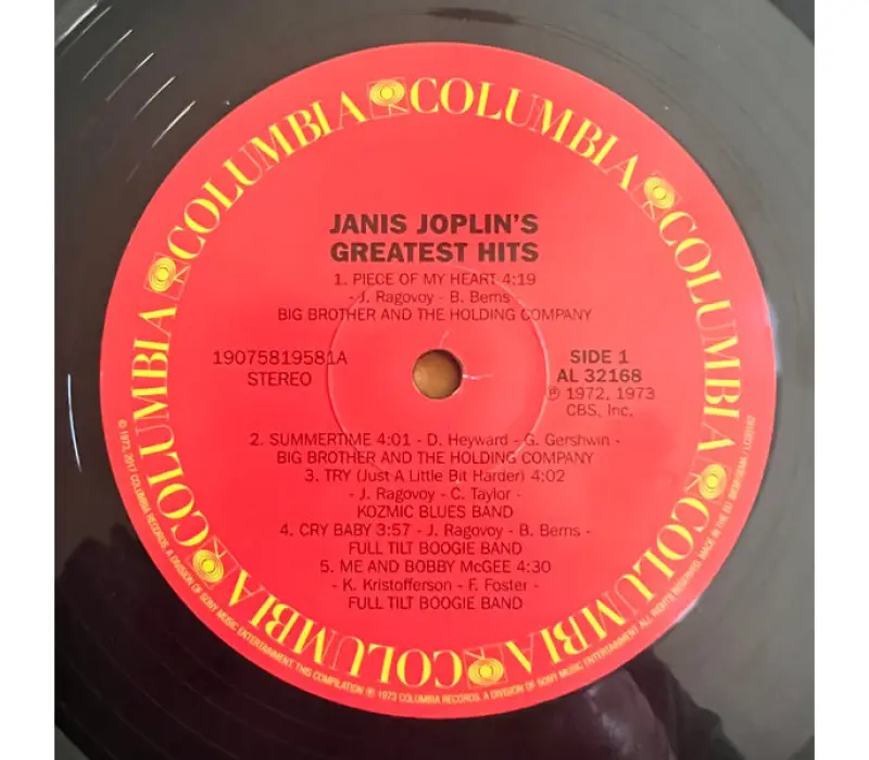 Виниловая пластинка Janis Joplin – Janis Joplin's Greatest Hits, Kinodrive.kz — фото 3