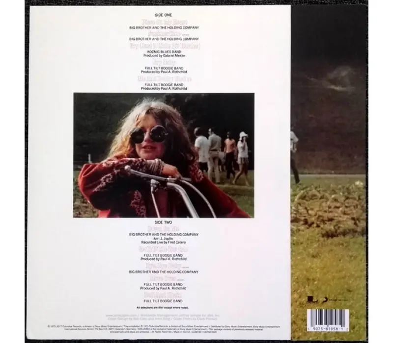 Виниловая пластинка Janis Joplin – Janis Joplin's Greatest Hits, Kinodrive.kz — фото 4