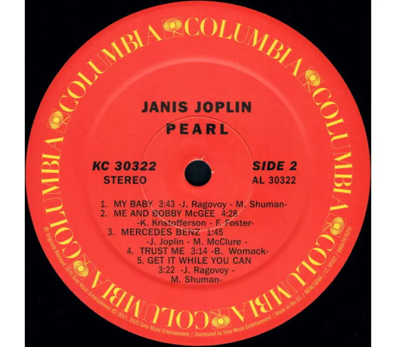Виниловая пластинка Janis Joplin – Pearl, Kinodrive.kz — фото 4