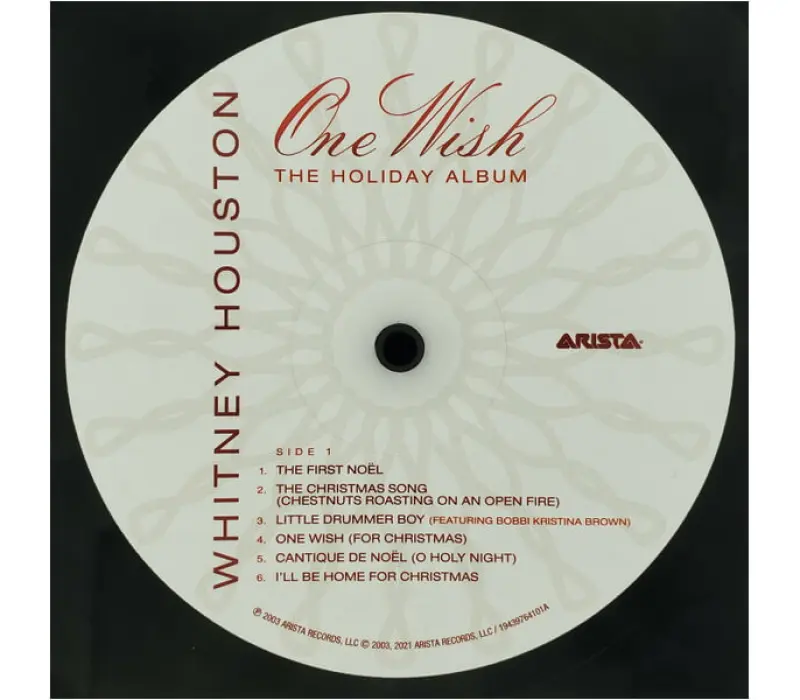 Виниловая пластинка Whitney Houston – One Wish: The Holiday Album, Kinodrive.kz — фото 2