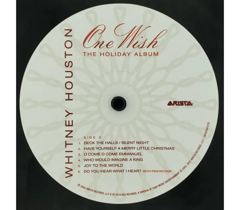 Виниловая пластинка Whitney Houston – One Wish: The Holiday Album, Kinodrive.kz — фото 3