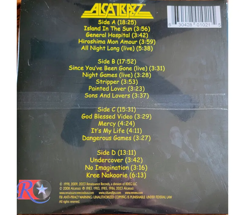 Виниловая пластинка Alcatrazz – The Very Best Of Alcatrazz, Kinodrive.kz — фото 2