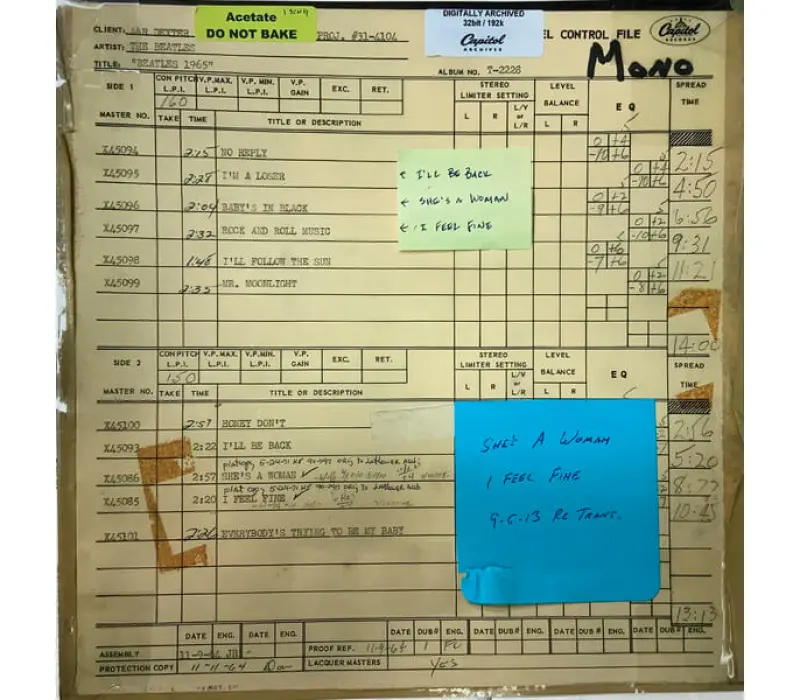 Виниловая пластинка The Beatles – Beatles '65, Kinodrive.kz — фото 3