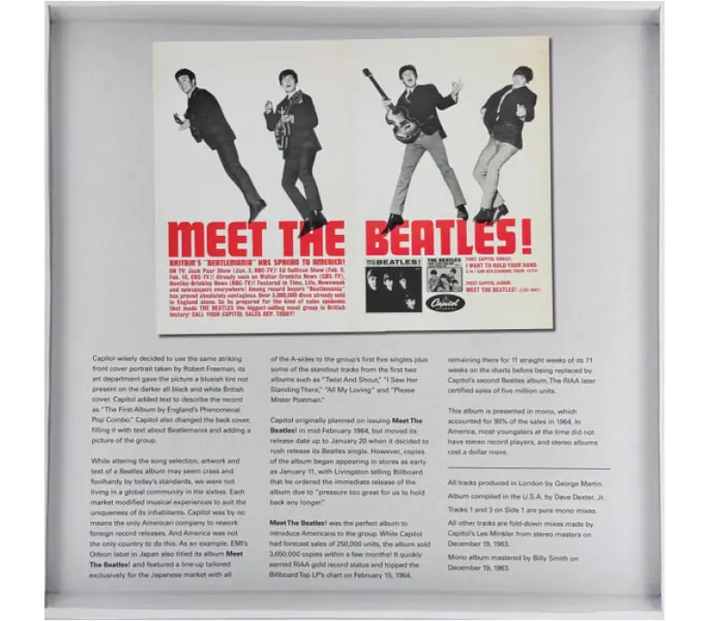 Виниловая пластинка The Beatles – Meet The Beatles!, Kinodrive.kz — фото 2