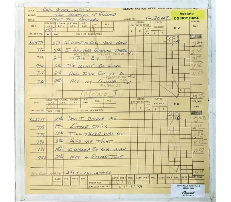 Виниловая пластинка The Beatles – Meet The Beatles!, Kinodrive.kz — фото 5