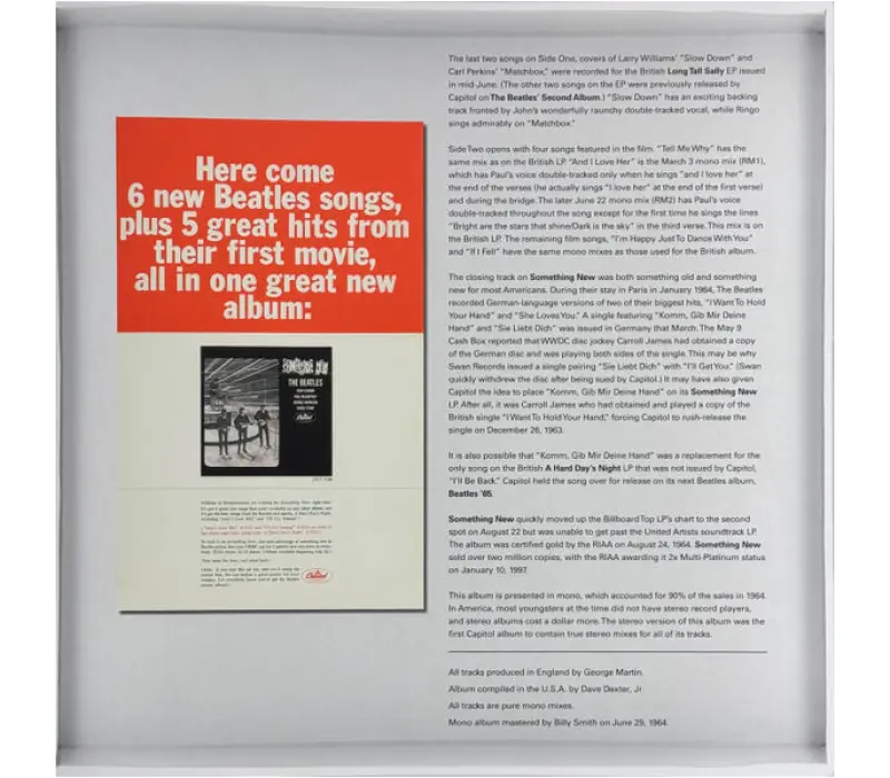 Виниловая пластинка The Beatles – Something New, Kinodrive.kz — фото 3