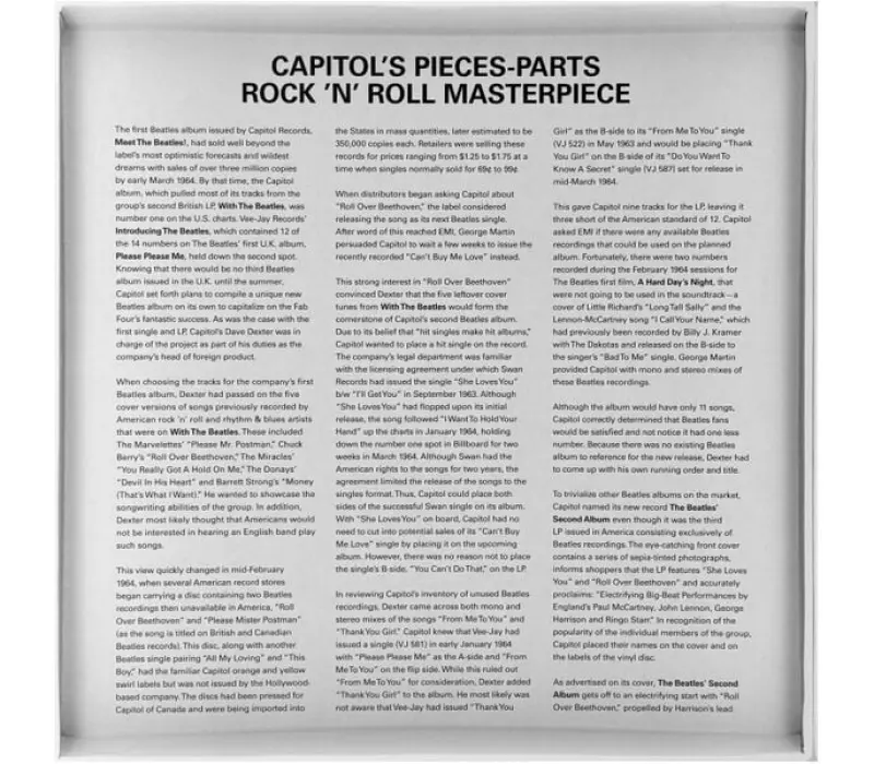 Виниловая пластинка The Beatles – The Beatles' Second Album, Kinodrive.kz — фото 4