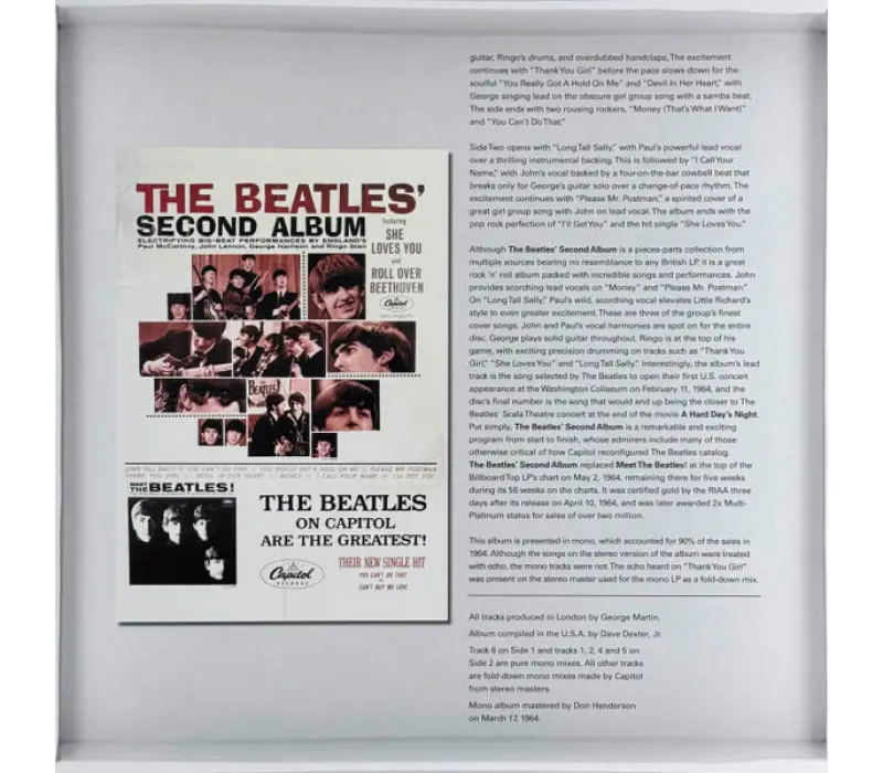 Виниловая пластинка The Beatles – The Beatles' Second Album, Kinodrive.kz — фото 5
