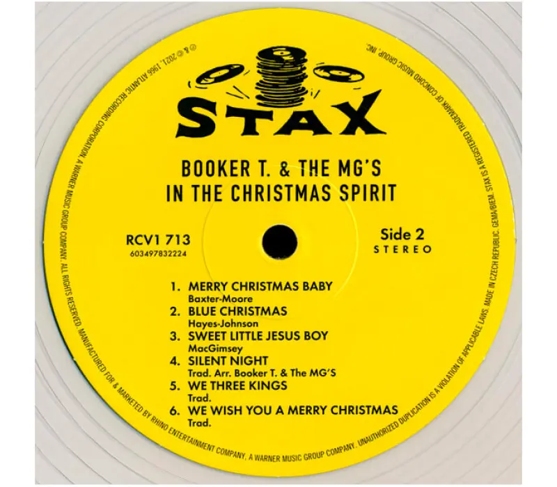 Виниловая пластинка Booker T. & The MG's – In The Christmas Spirit, Kinodrive.kz — фото 2