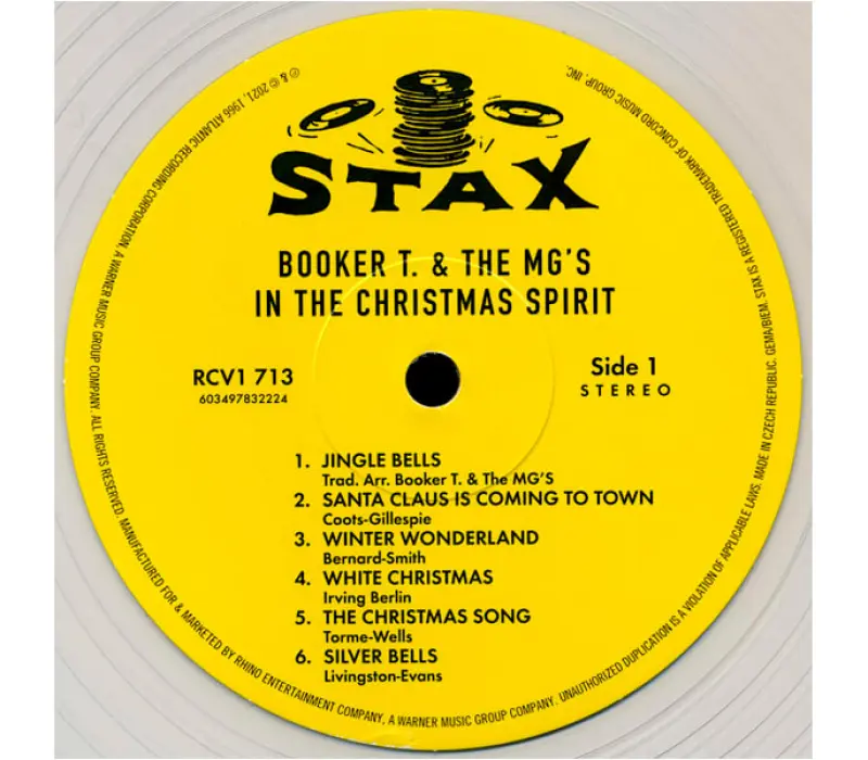 Виниловая пластинка Booker T. & The MG's – In The Christmas Spirit, Kinodrive.kz — фото 3