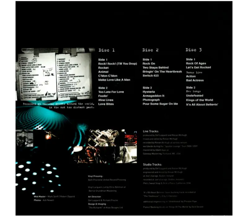 Виниловая пластинка Def Leppard – Mirror Ball - Live & More, Kinodrive.kz — фото 10