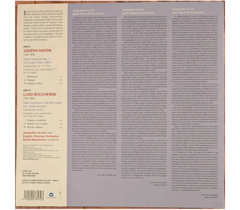 Виниловая пластинка Jacqueline Du Pre - Haydn: Cello Concerto In C, Kinodrive.kz — фото 4