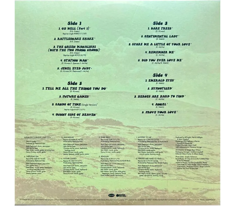 Виниловая пластинка Fleetwood Mac – Best Of 1969-1974, Kinodrive.kz — фото 2