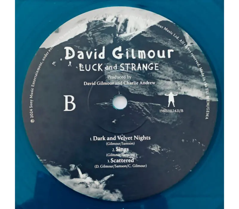 Виниловая пластинка David Gilmour – Luck And Strange (TRANSLUCENT SEA BLUE VINYL), Kinodrive.kz — фото 4