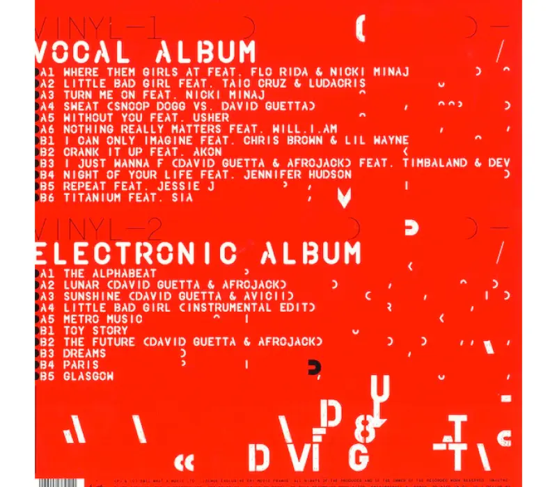Виниловая пластинка David Guetta – Nothing But The Beat, Kinodrive.kz — фото 6