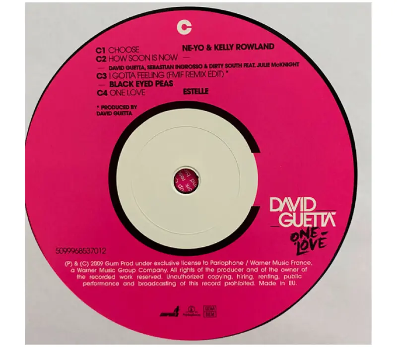 Виниловая пластинка David Guetta – One Love, Kinodrive.kz — фото 2