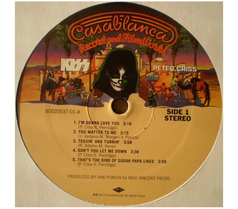 Виниловая пластинка Kiss – Peter Criss, Kinodrive.kz — фото 4