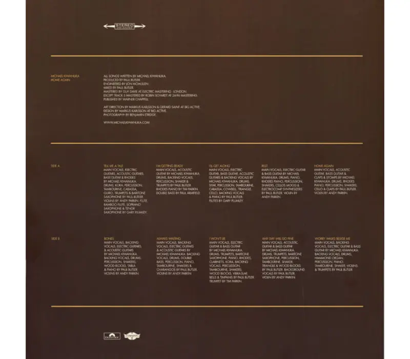Виниловая пластинка Michael Kiwanuka – Home Again, Kinodrive.kz — фото 2